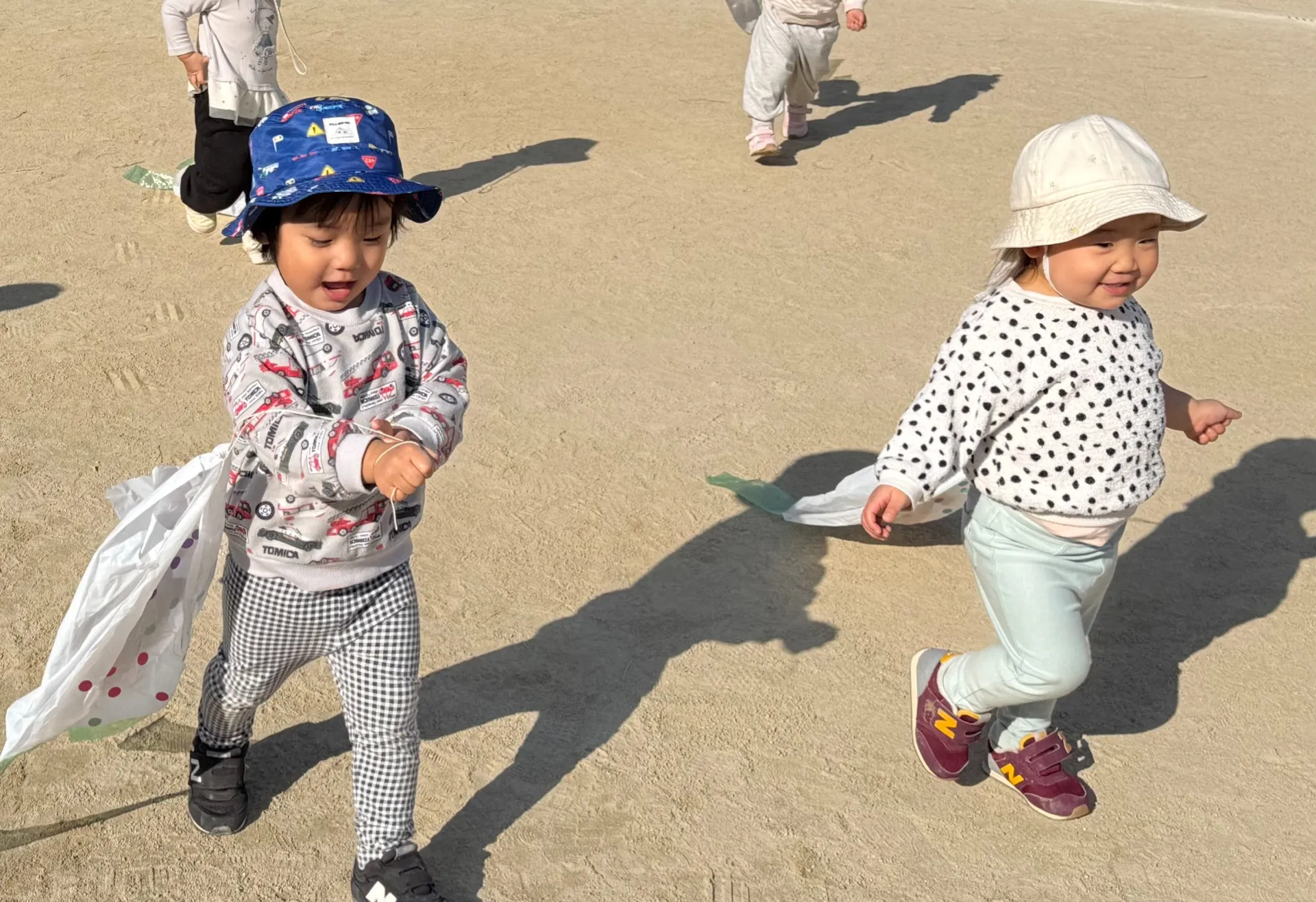 すみれ大組　たこたこたか～くあがれ～！！😊