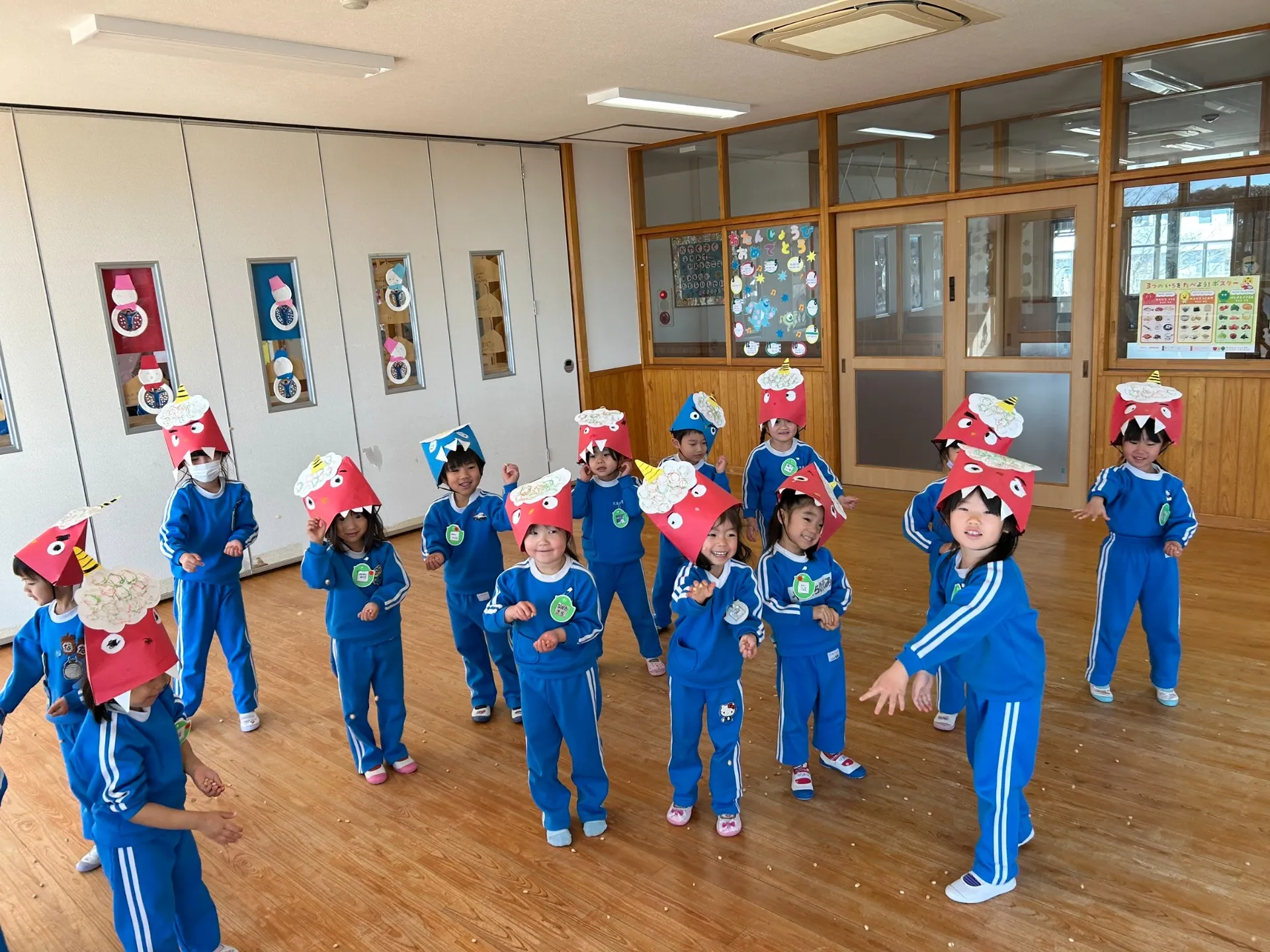 豆まきをしたよ👹♪