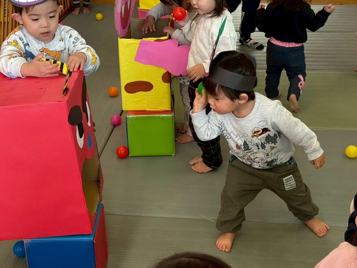 すみれ大組☆節分　豆まき遊び☆