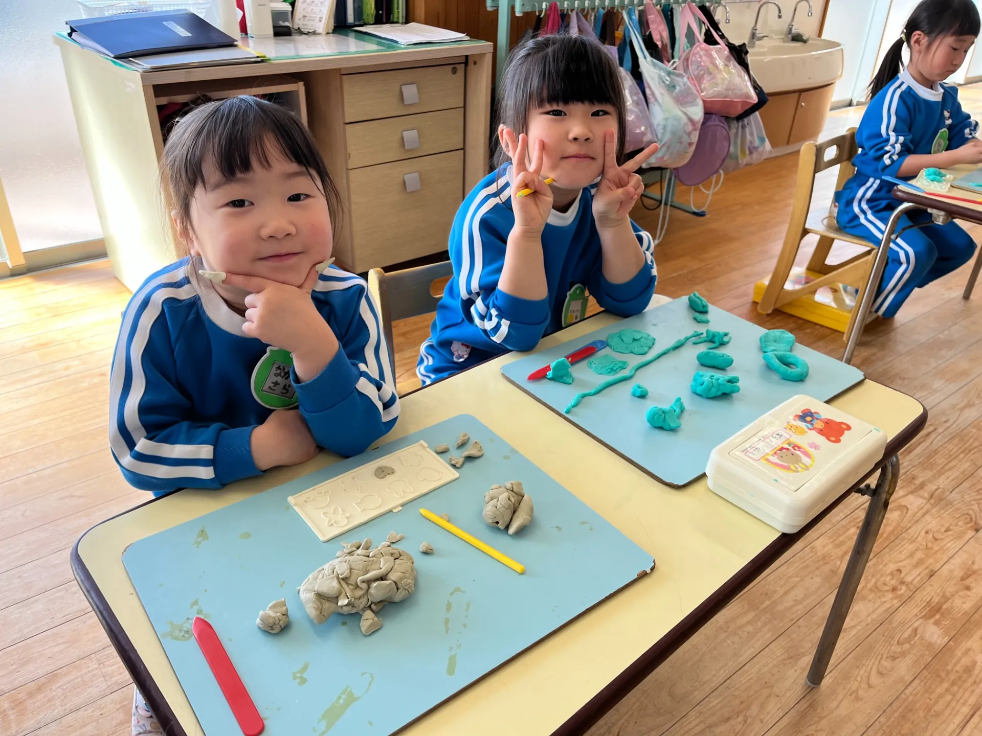 B組☆粘土遊び☆