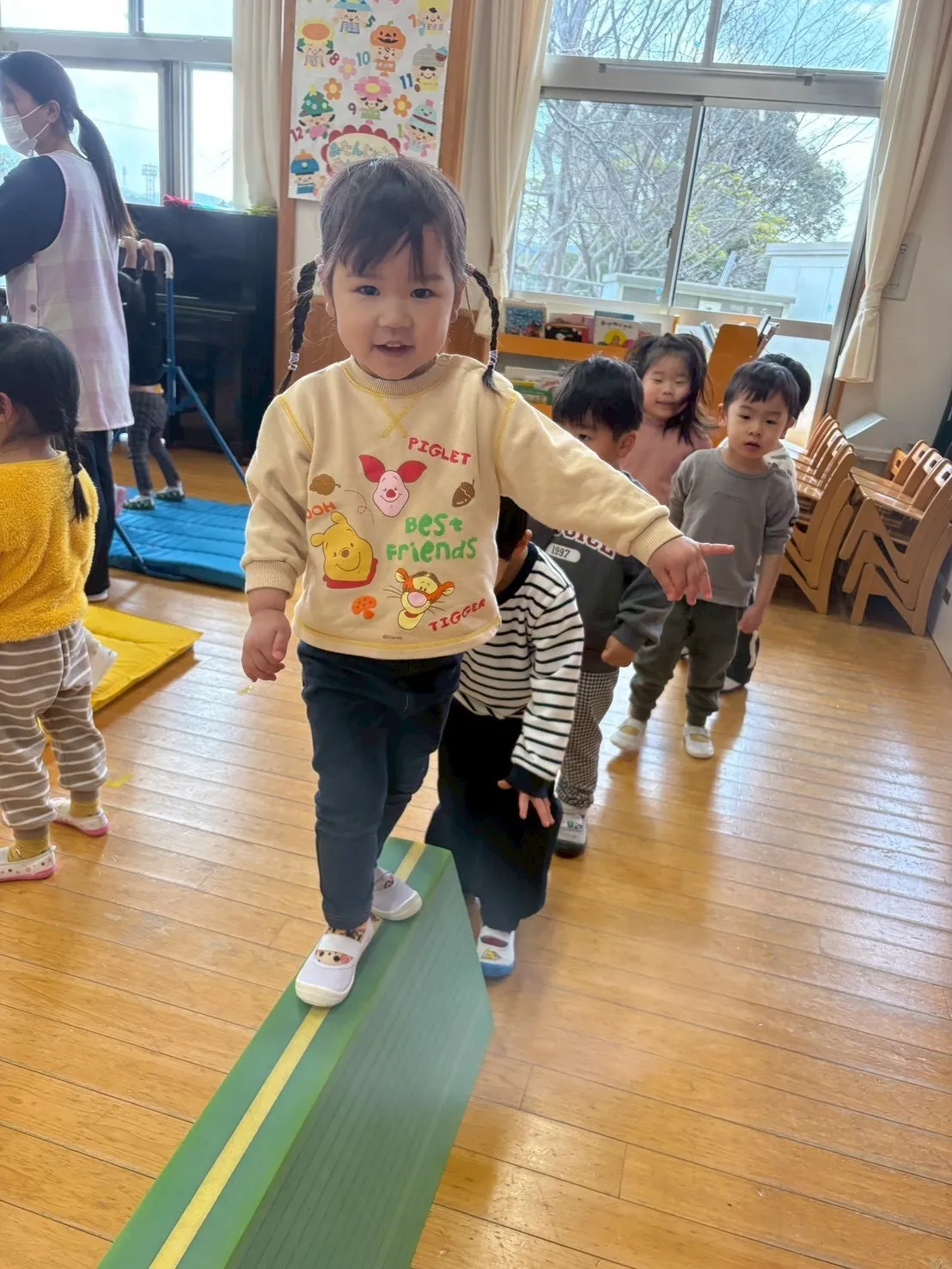 ゆり組☆元気いっぱい運動遊び