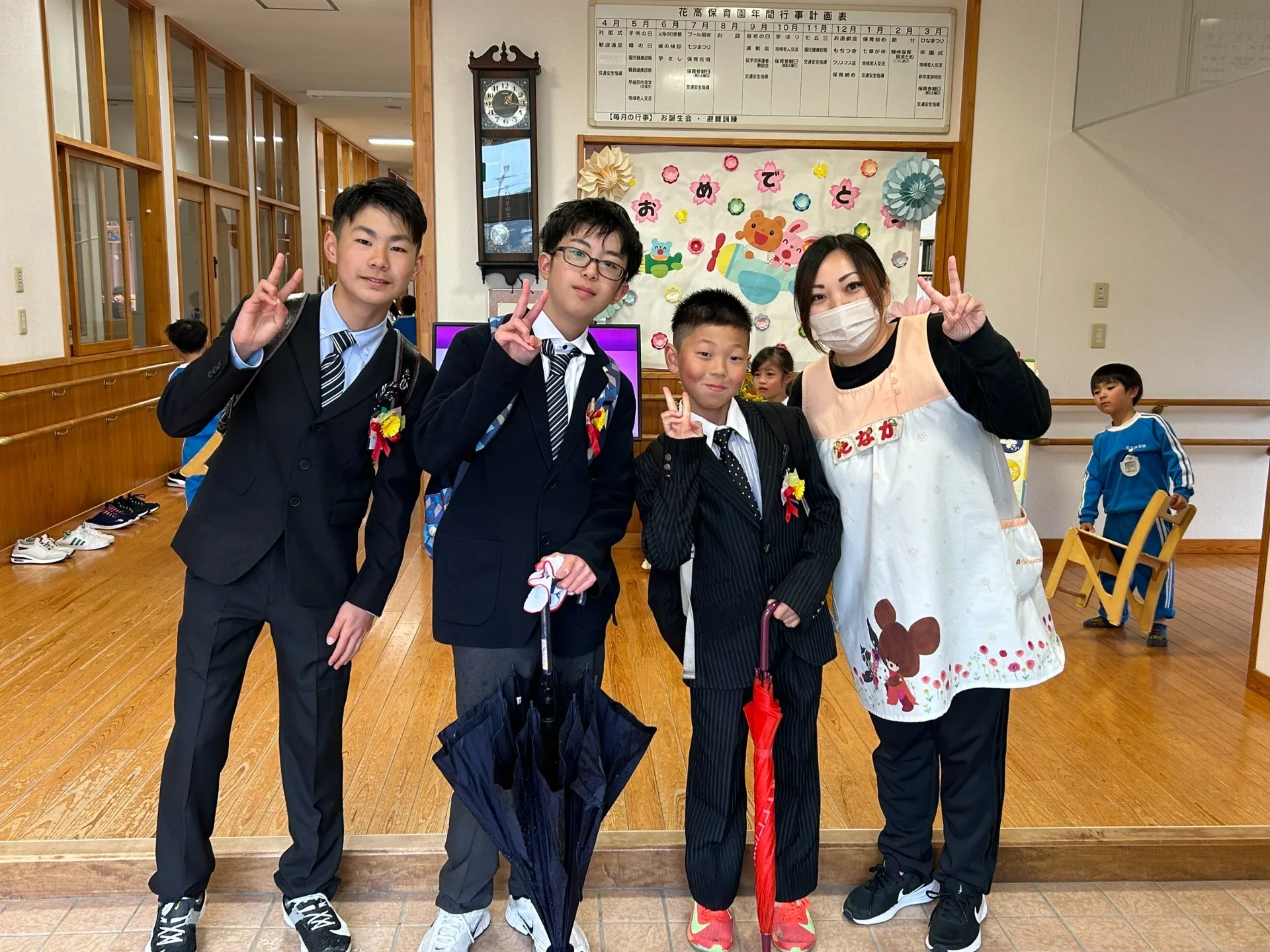 令和元年度の卒園児が遊びに来てくれました🌟