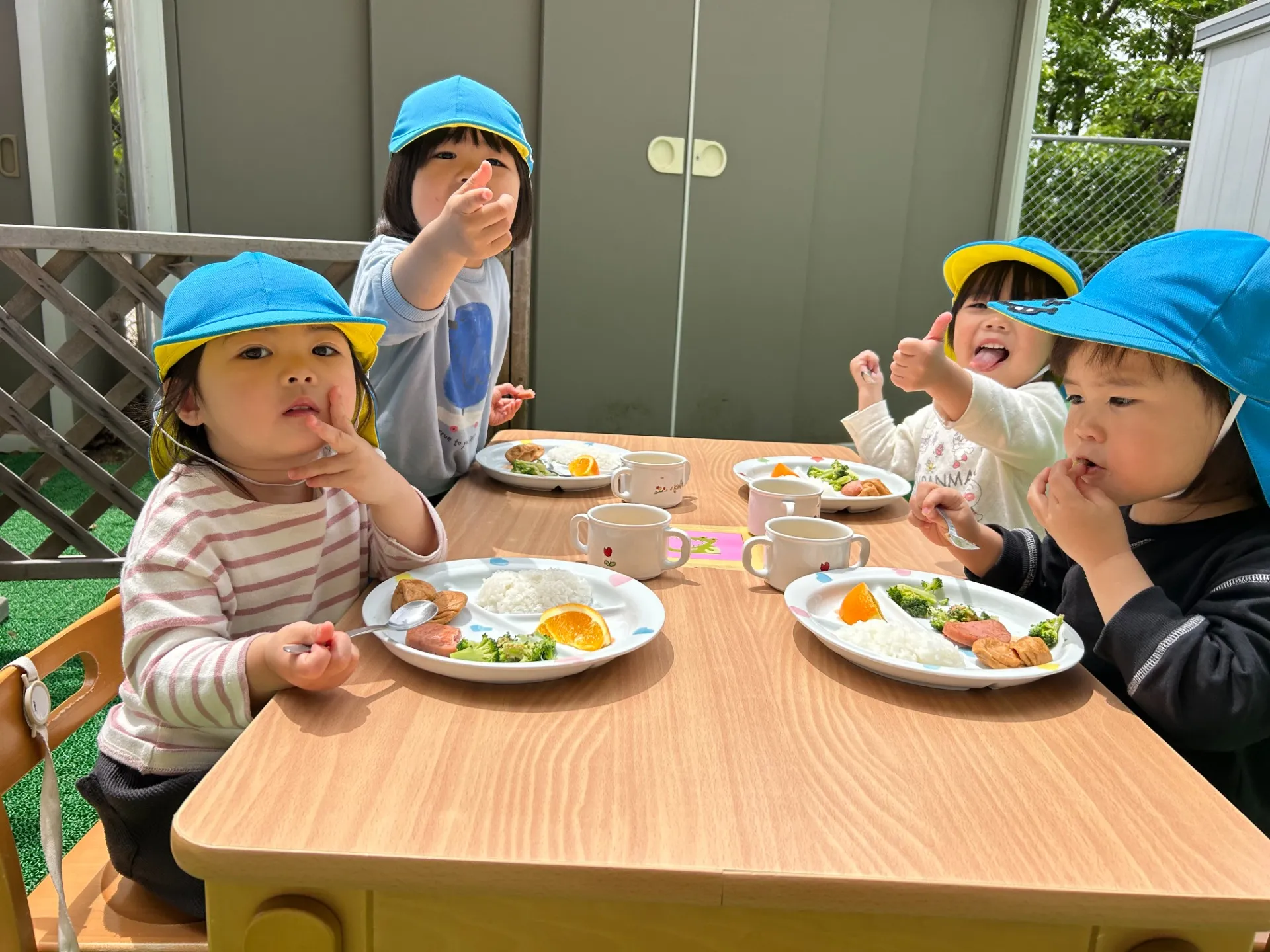ゆり組☆給食大好き♡